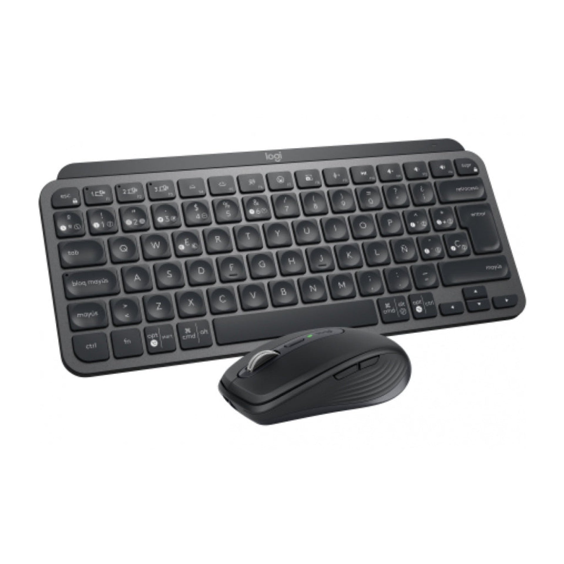 Teclado y Mouse Logitech Mx Keys Mini Combo for Business Membrana Inalámbrico Español 920-011053 - Negro Imagen principal del producto