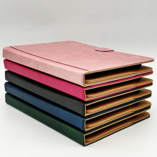 ESTUCHE AGENDA TABLET  CUERO 10"  COLECCION 2024 NEGRO