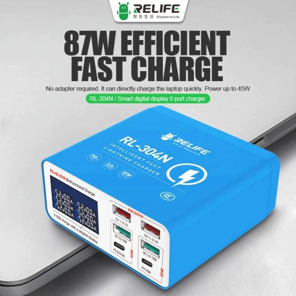 Adaptador Cargador Inteligente RL-304N Relife