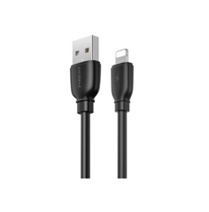 CABLE USB LIGHTNING RC-138I SERIE  SUJI PRO REMAX NEGRO
