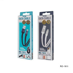 CABLE USB LIGHTNING RC-161I SERIE  KAYLA REMAX NEGRO