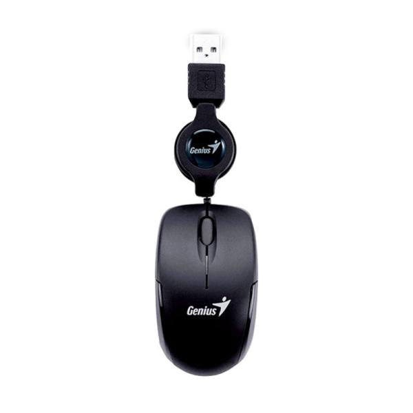 Mouse Genius RS2 Micro Traveler V2 Alámbrico USB 1200 Dpi 31010125100 - Negro Imagen principal del producto