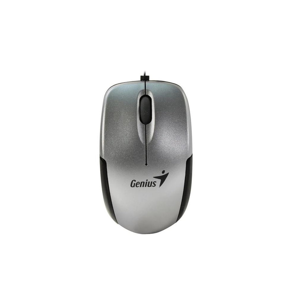 Mouse Genius RS2 Micro Traveler V2 Alámbrico USB 1200 Dpi 31010125102 - Plateado