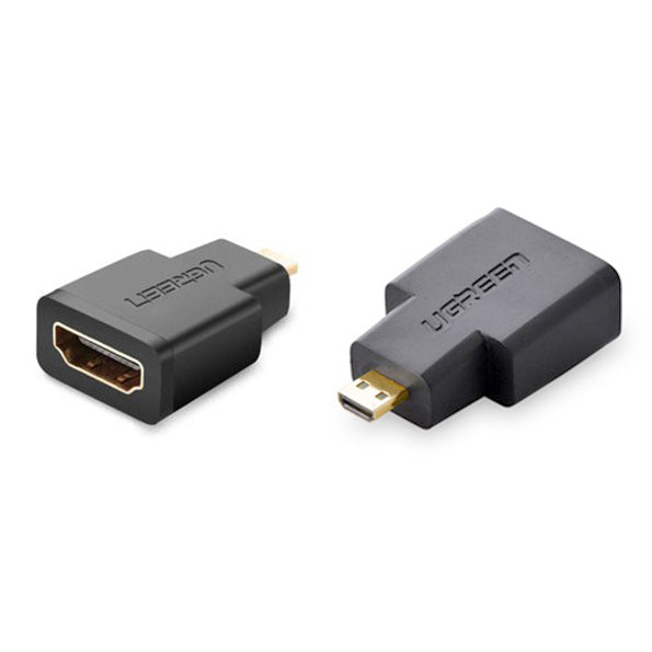 Adaptador Micro HDMI Macho a HDMI Hembra 20106 Ugreen - Negro