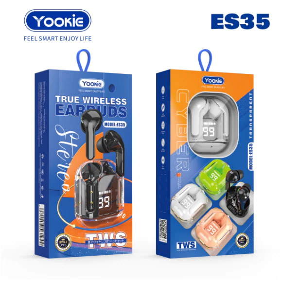 Audifono Manos Libres Bluetooth ES35 Yookie - Verde