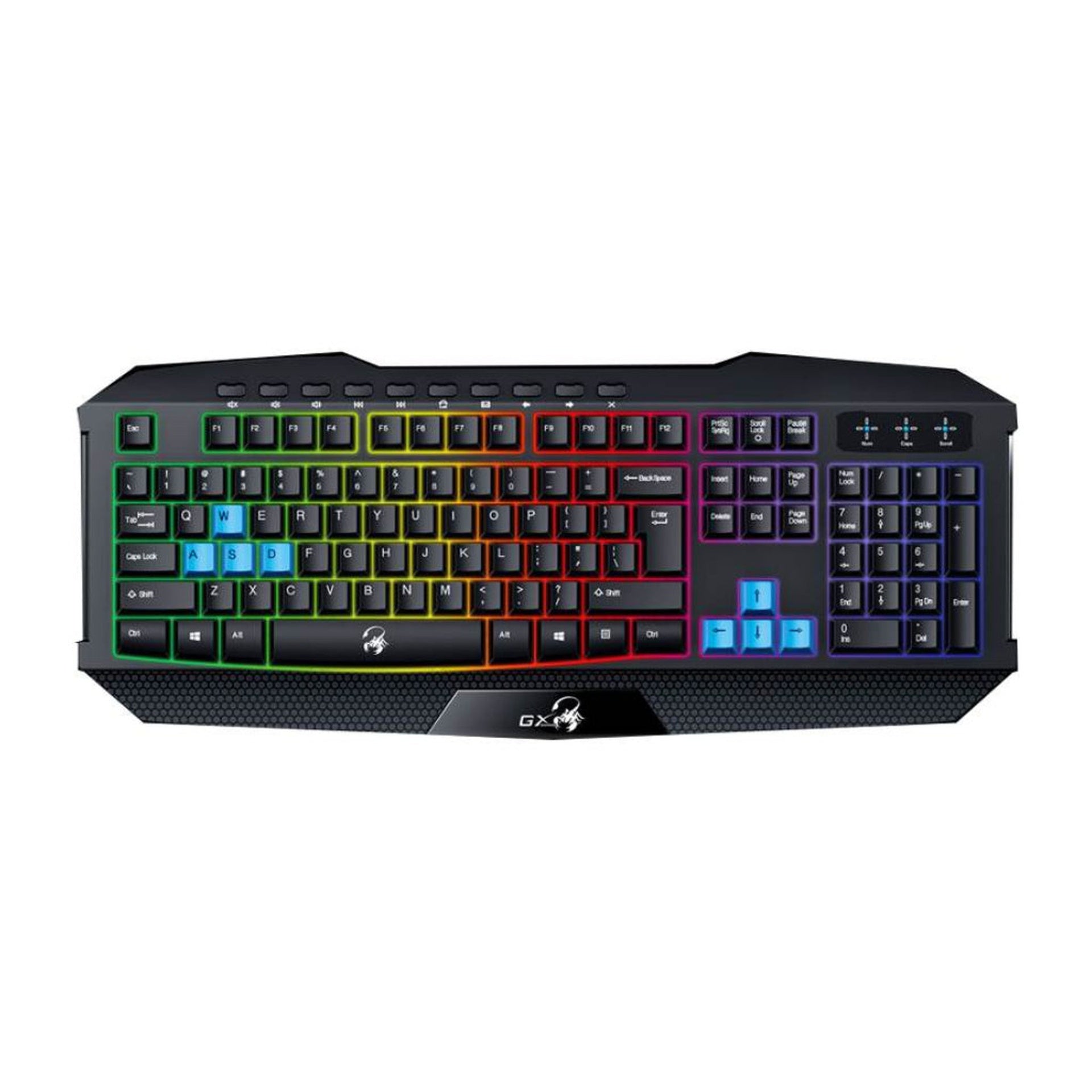 Teclado gaming RGB Genius scorpion K215 membrana alámbrico USB español 31310474101 Imagen principal del producto