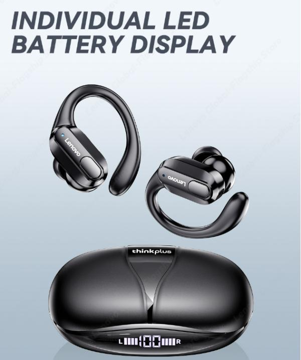 Audifono Manos Libres Bluetooth XT80 New Lenovo - Negro