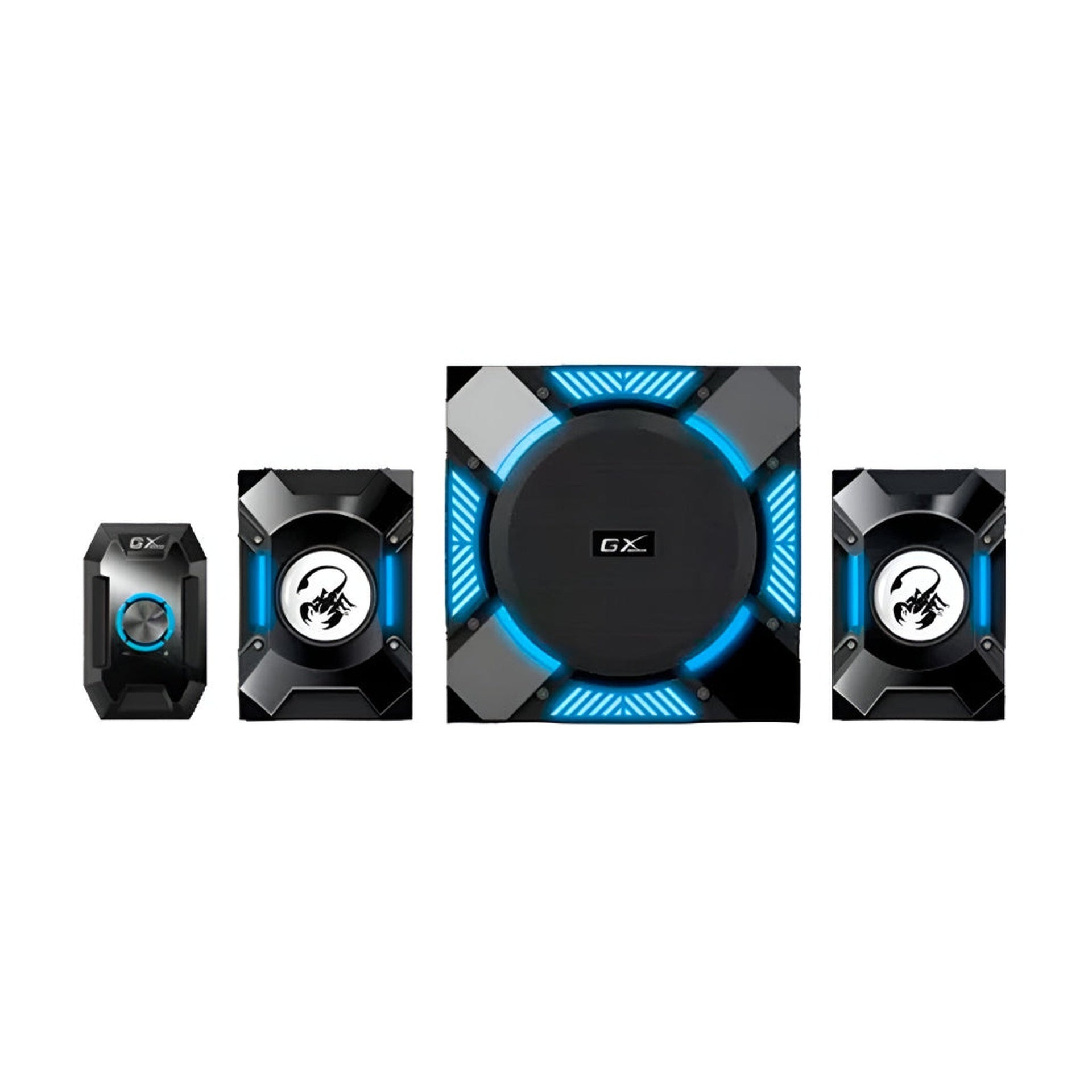 Parlantes Genius sw-g2.1 1200 36W cableado rca 3.5 mm 31730044401 Imagen principal del producto
