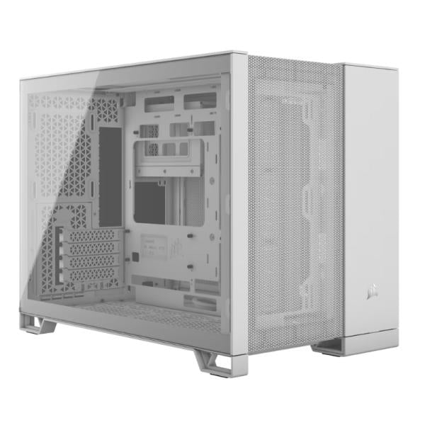 Case Gaming Corsair 2500D Airflow Mini Tower Sin Ventilación Incluida con Vidrio Lateral y Malla Frontal CC-9011264-WW - Blanco Imagen principal del producto