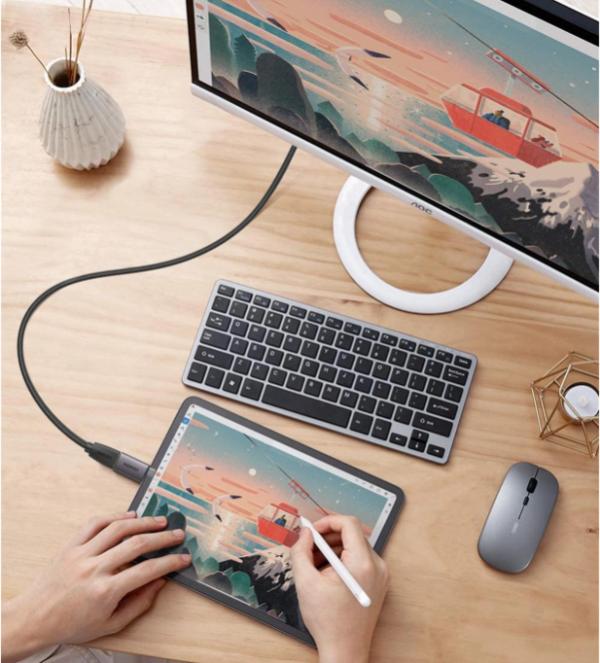 Adaptador USB Tipo C a HDMI Hembra US320 70450 Ugreen - Gris