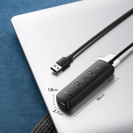 Hub USB Tipo a CM416 80657 Ugreen - Negro