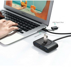 Hub USB Tipo a con Adaptador Tipo C 40850 Ugreen - Negro