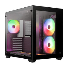 CASE GAMER AEROCOOL DRYFT-G-BK-V2 1  ABANICO RGB VIDRIO TEMPLADO BLACK ACCM-ES01163.11