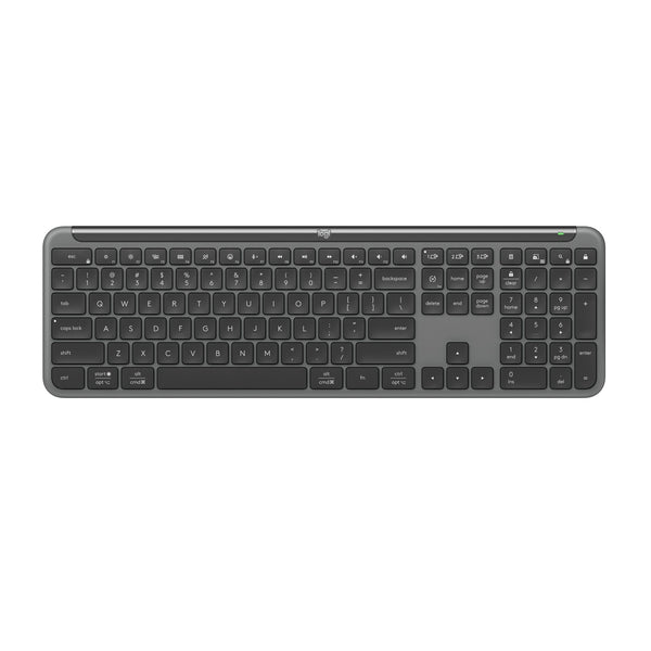 Teclado Logitech Signature Slim K950 Membrana Inalámbrico Bluetooth Español 920-012432 - Negro