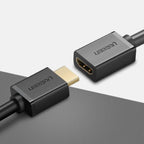 Cable Extencion HDMI Tipo B Macho a HDMI Hembra HD107 10145 Ugreen - 3M Negro
