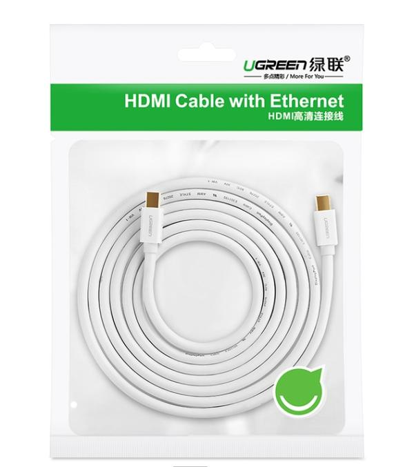 Cable Mini Display Port Macho MD111 10429 Ugreen - 2M Blanco