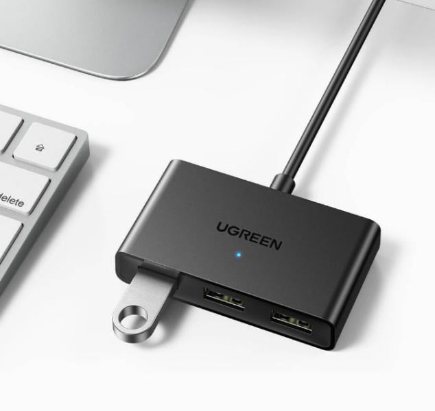 Hub USB Tipo a 2.0 con Switch CM409 10935 Ugreen - Negro