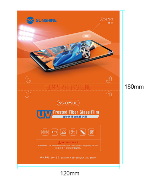 Lamina Hidrogel SS-075UE Uv Sunshine - Incluye Cortes