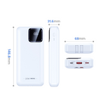 Bateria de Emergencia RPP-513 20.000mha Serie Suji Remax - Blanca