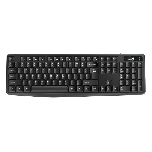 TECLADO GENIUS KB-117 MEMBRANA ALÁMBRICO USB ESPAÑOL 31310016401