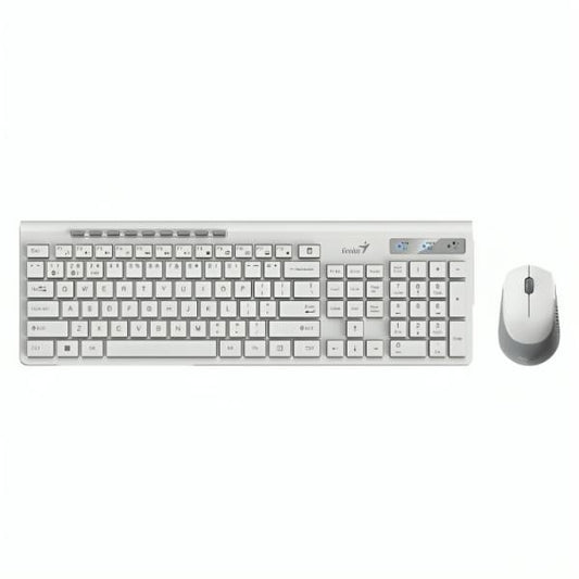 TECLADO Y MOUSE GENIUS SLIMSTAR 8230 INALÁMBRICO (BLUETOOTH 5.3/ 2.4 GHZ)  ESPAÑOL 31340015401