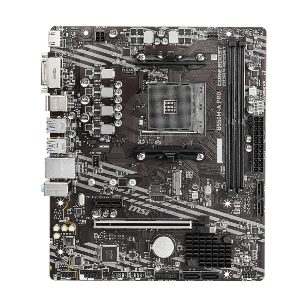 Tarjeta Madre Msi B550M-A PRO AM4 MICRO-ATX DDR4 911-7C12-040 - Negro