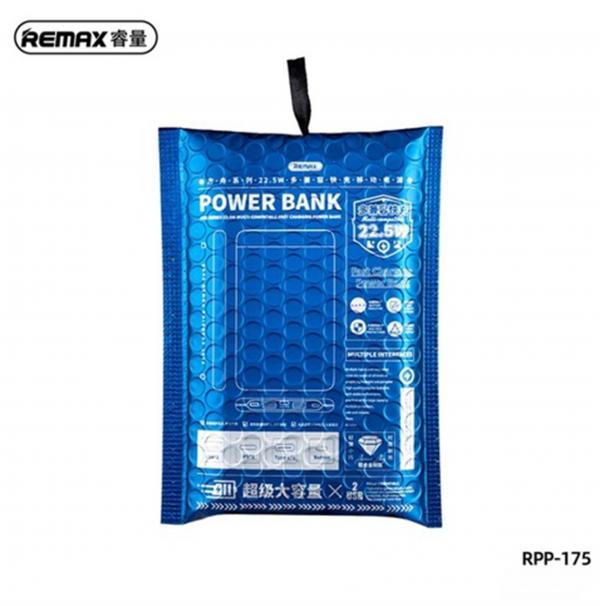 BATERIA DE EMERGENCIA RPP-175 SERIE ARK 20.000MHA RPP-175 REMAX VERDE