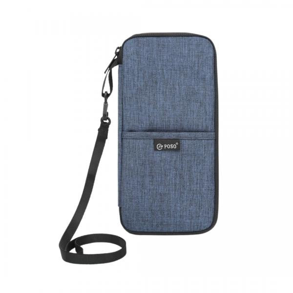 ESTUCHE MULTIFUNCIONAL TARJETERO PS-813S POSO AZUL