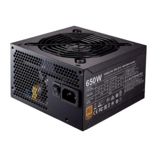 FUENTE DE PODER COOLER MASTER MWE BRONZE 650 V3 650W 80 PLUS NO MODULAR ATX MPE-6501-ACAAW-3BUS