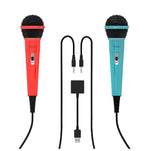 Microfono Nintendo Switch PG-SW089 Ipega - Rojo y Celeste