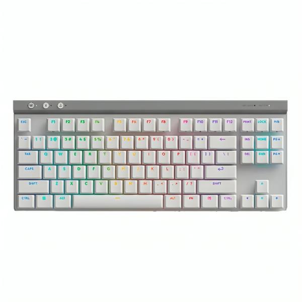 Teclado Gaming RGB Logitech G515 Lightspeed Tkl Mecánico Inalámbrico Bluetooth Inglés 920-012535 - Blanco Imagen principal del producto
