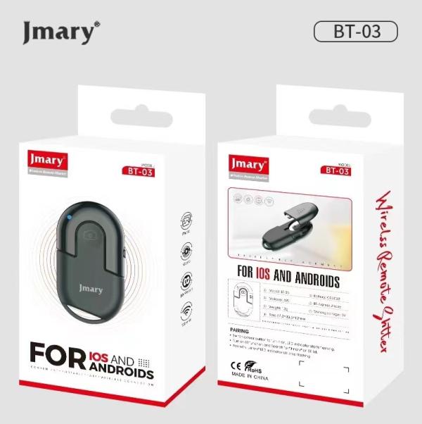 Control Bluetooth para Celular BT-03 Jmary - Negro