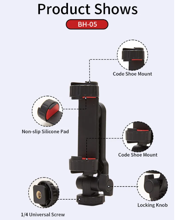 Base para Tripode Camara BH-05 Jmary - Negro