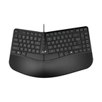Teclado Genius Ergo KB-700 Membrana Alámbrico USB Español 31310053401 - Negro