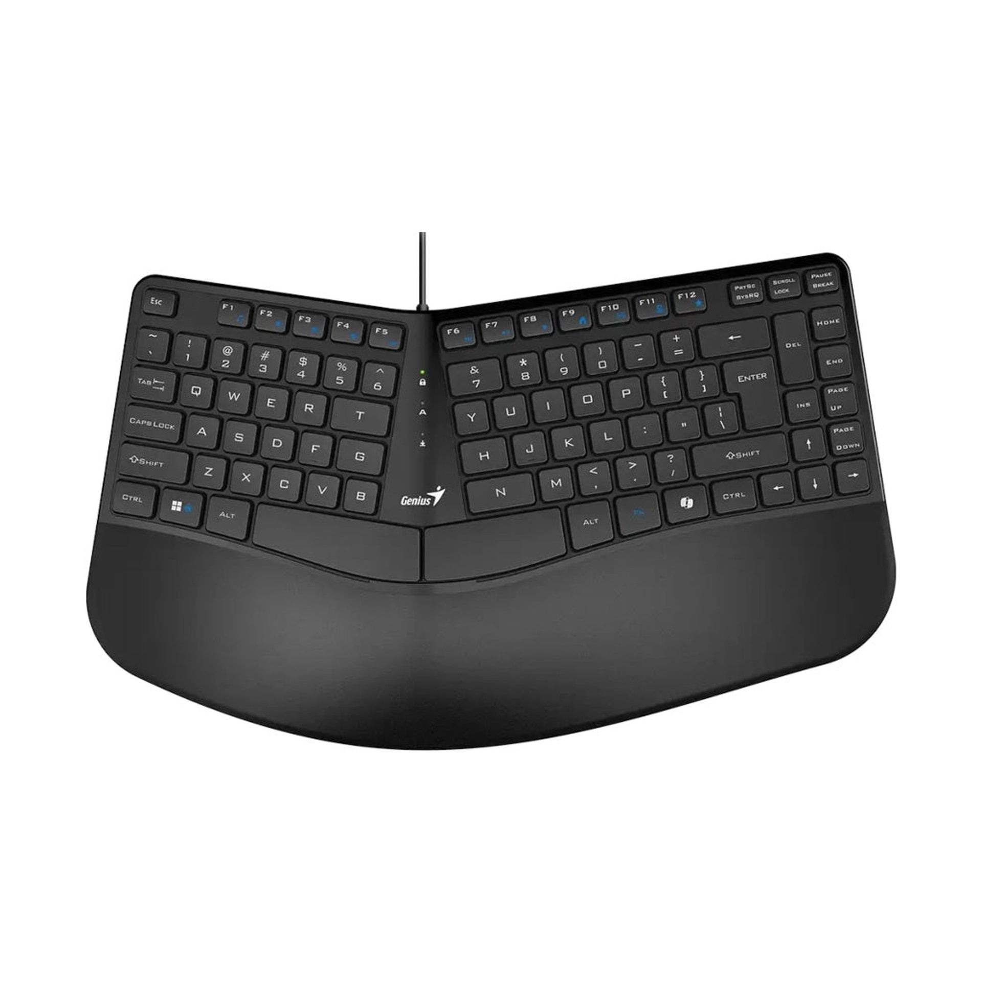 Teclado Genius Ergo KB-700 Membrana Alámbrico USB Español 31310053401 - Negro
