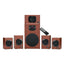 Parlante Genius RS2 Swhf5.1 4600 125W Cableado USB / Rca 31730016401 - Madera