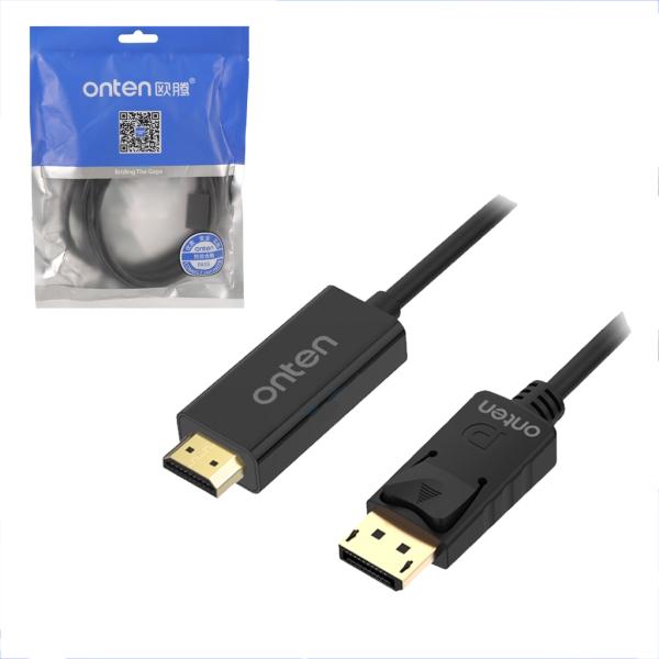 CABLE DISPLAY PORT A HDMI OTN-DP303 ONTEN 1.8M NEGRO