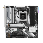 Tarjeta madre Asrock B650M PRO rs WIFI AM5 micro-atx DDR5 90-MXBLZ0-AOUAYZ negro blanco