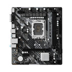 Tarjeta madre Asrock H610M-HDV m.2 r2.0 LGA1700 micro-atx DDR4 90-MXBJH0-A0UAYZ negro blanco