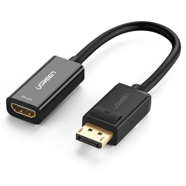 CABLE DISPLAY PORT MACHO A HDMI TIPO A HEMBRA MM137 40363 UGREEN NEGRO
