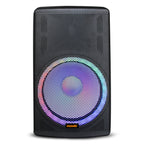 Parlante RGB Moonki MS-P15BW Bluetooth 2 Microfonos - Negro