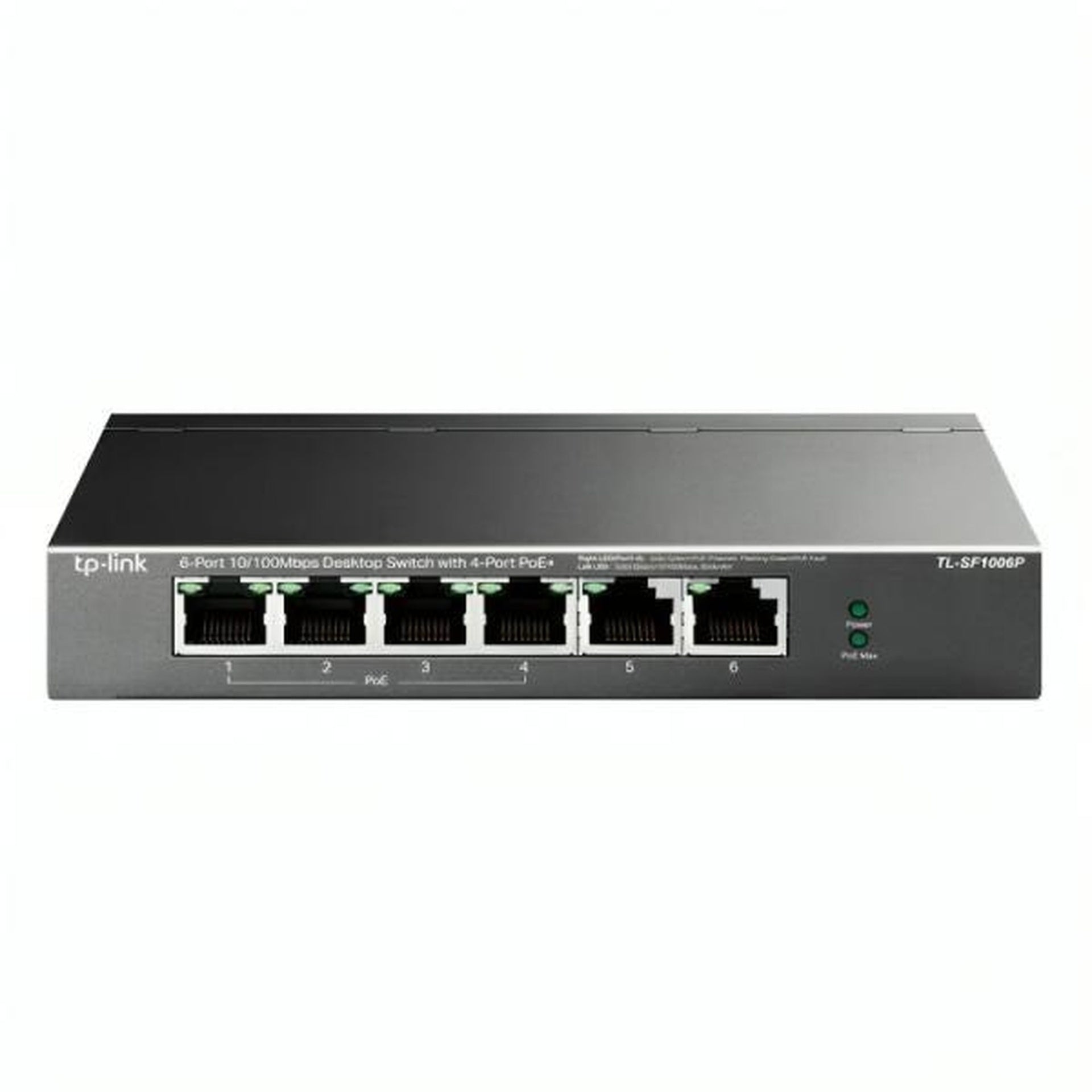 Switch TP Link 6 Puertos 10/100 4-PORT Poe+ Tl-sf1006p(un) Imagen principal del producto