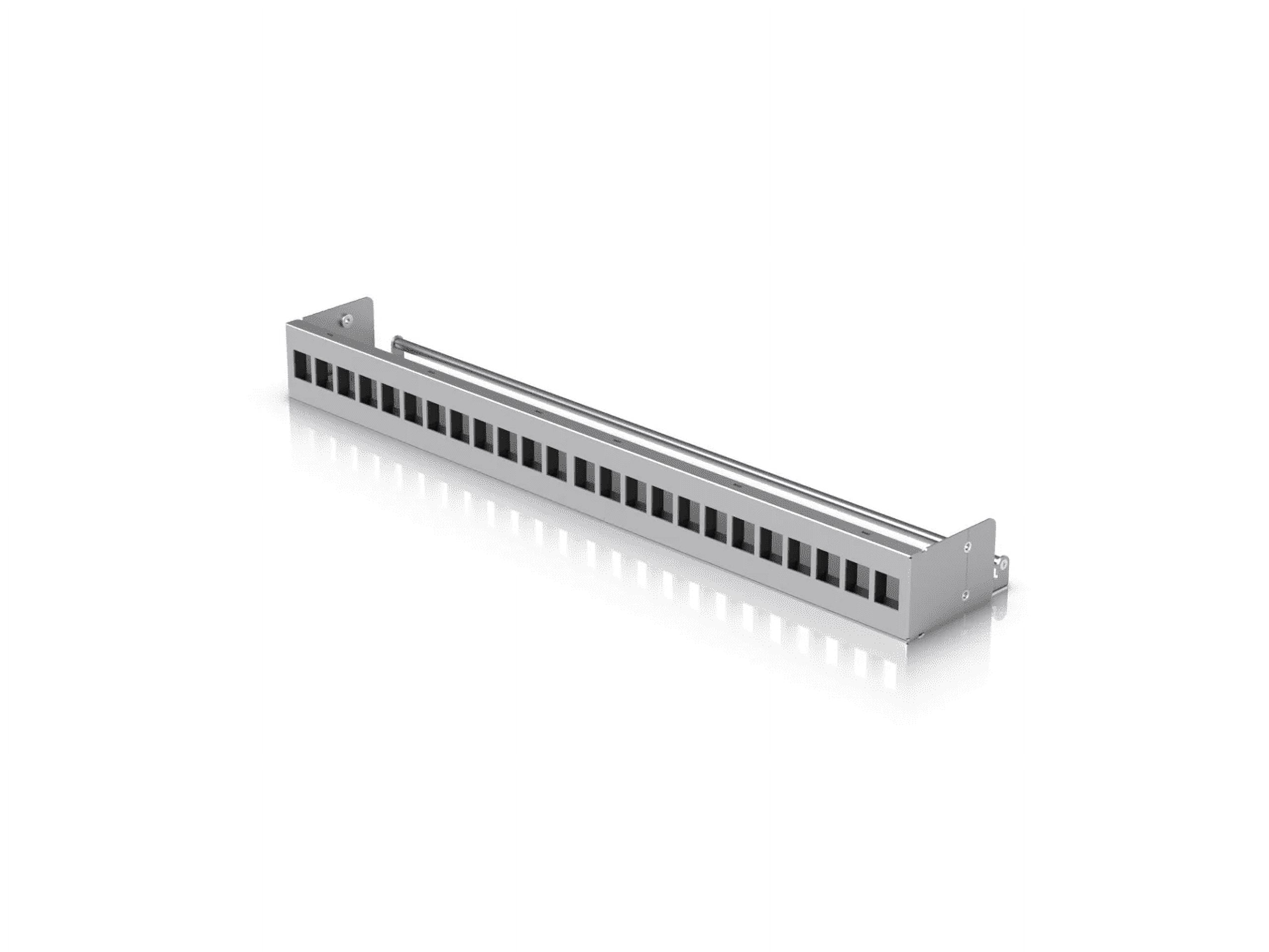Detalle de los puertos Keystone en el Patch Panel Modular Panduit