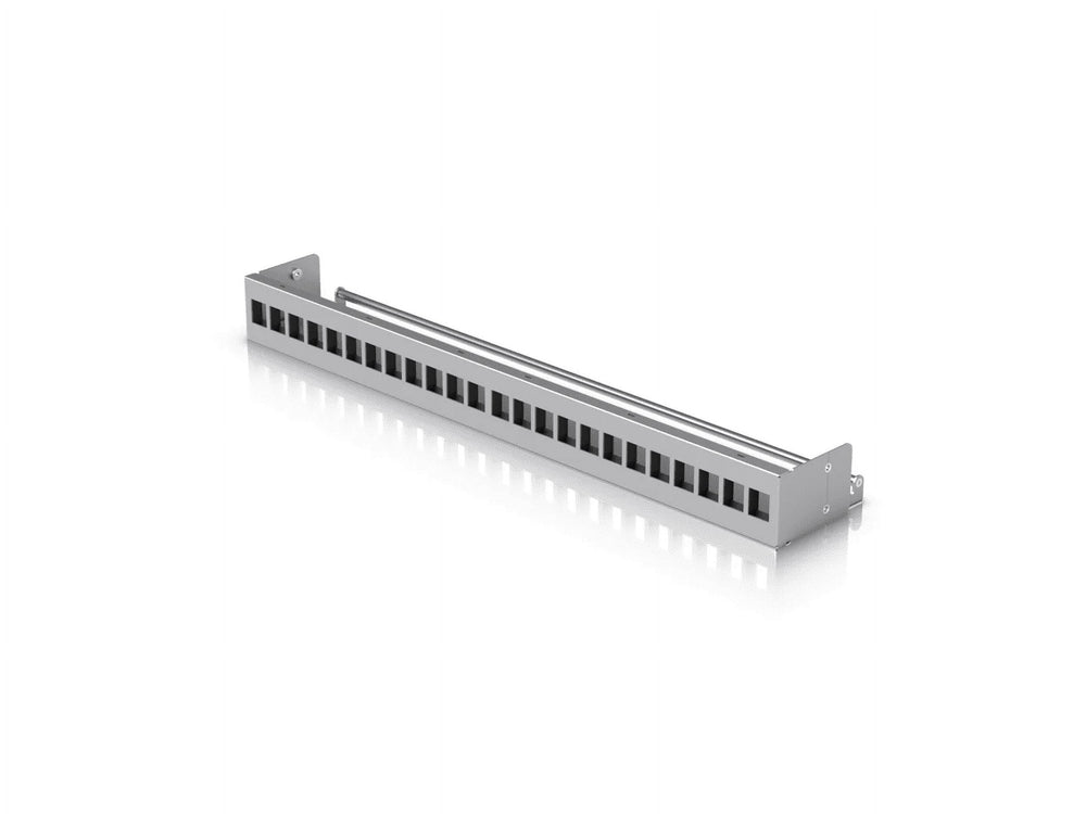 Detalle de los puertos Keystone en el Patch Panel Modular Panduit