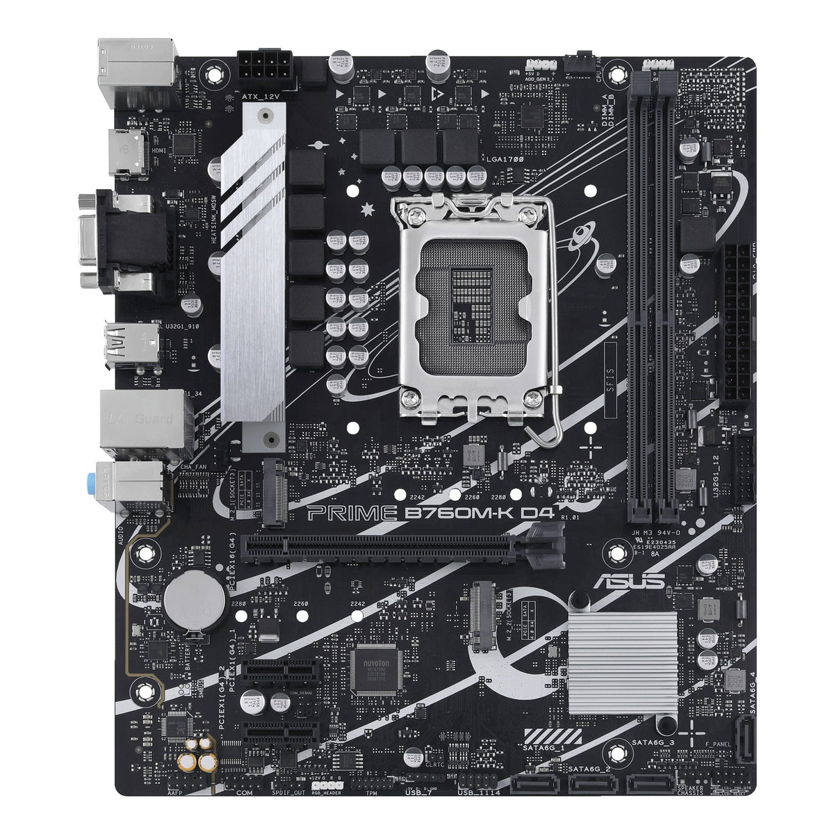 ASUS Tarjeta Madre LGA1700 DDR4 PRIME B760M-K D4 Imagen principal del producto