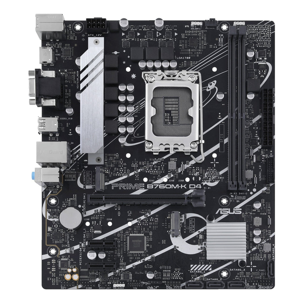 ASUS Tarjeta Madre LGA1700 DDR4 PRIME B760M-K D4