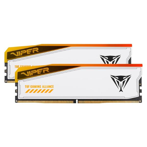 Memoria RAM Pc 32GB Patriot Viper Elite 5 Tuf RGB Pver532g66c34kt DDR5 6600 Mhz CL34 1.4 V-BLANCO Dimm 288 Pines - Blanco Imagen principal del producto