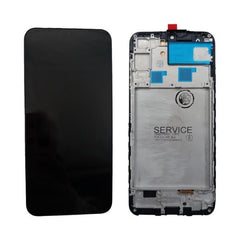 Repuesto LCD PANTALLA SAMSUNG GALAXY A24 SERVICE NEGRA CON MARCO