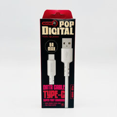 CABLE USB TIPO C   WDC-01a 2.4A POP DIGITAL  1 METRO