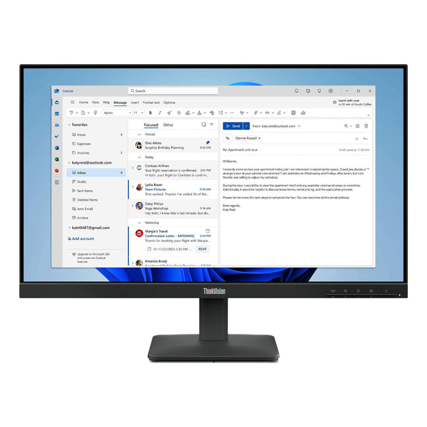Lenovo ThinkVision S24-4e Monitor IPS FHD 23.8 64B5KAR1LA